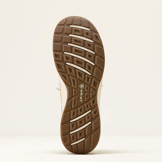 Ariat Women's Buckeye Waterproof Shoe - Light Tan | Naturally Distressed Croc Print