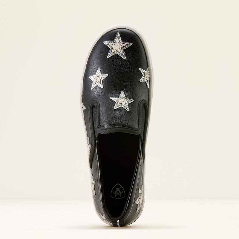 Load image into Gallery viewer, Ariat 3" Skylar Star Slip On Shoe - Inkwell Black

