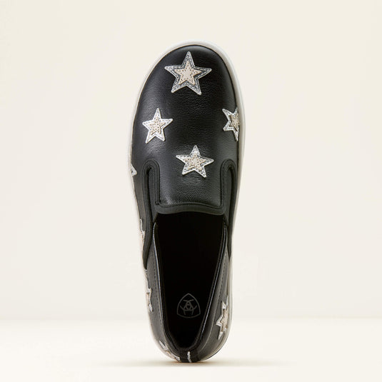 Ariat 3" Skylar Star Slip On Shoe - Inkwell Black