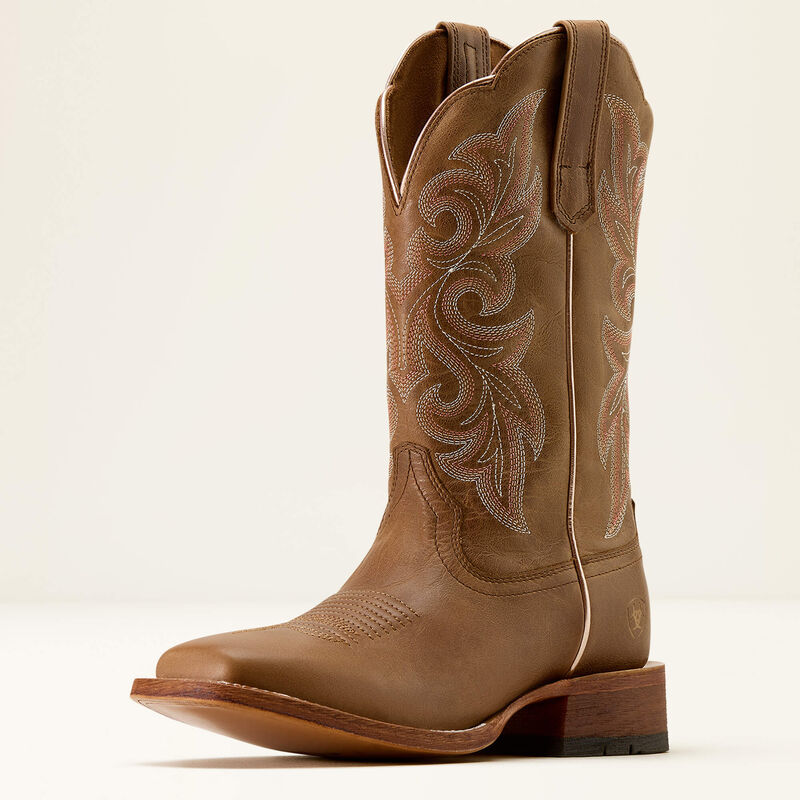 Load image into Gallery viewer, Ariat 12" Country Lane Wide Square Toe Boot - Natural Tan
