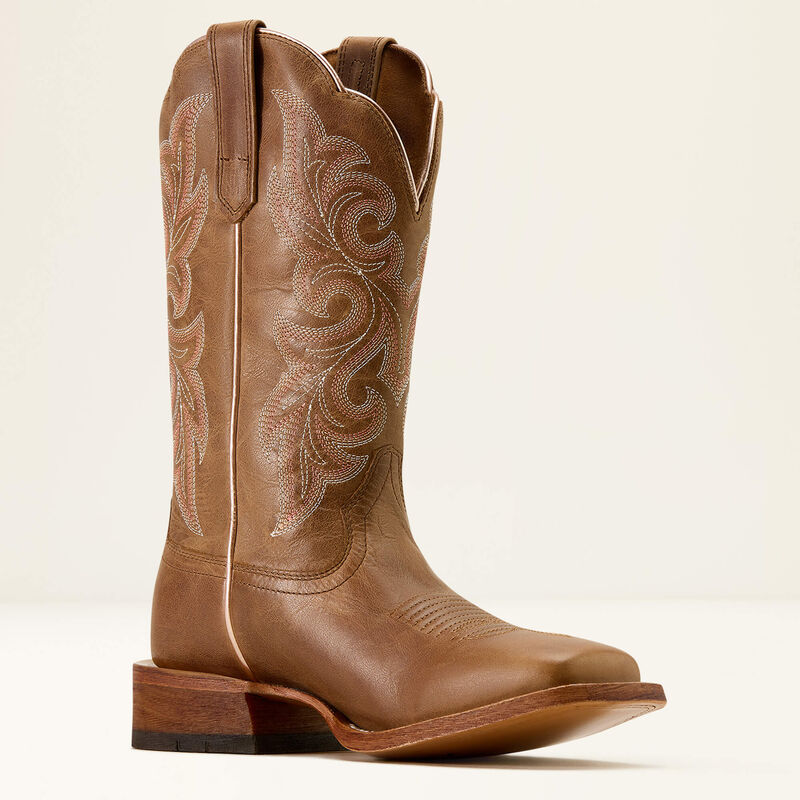 Load image into Gallery viewer, Ariat 12" Country Lane Wide Square Toe Boot - Natural Tan
