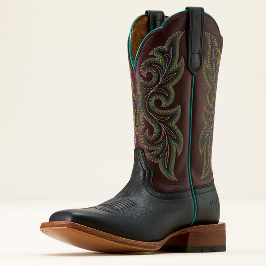 Ariat 12" Country Lane Wide Square Toe Boot - Basic Black