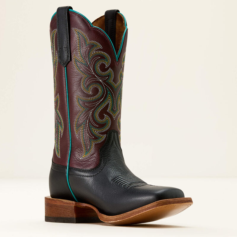 Load image into Gallery viewer, Ariat 12" Country Lane Wide Square Toe Boot - Basic Black
