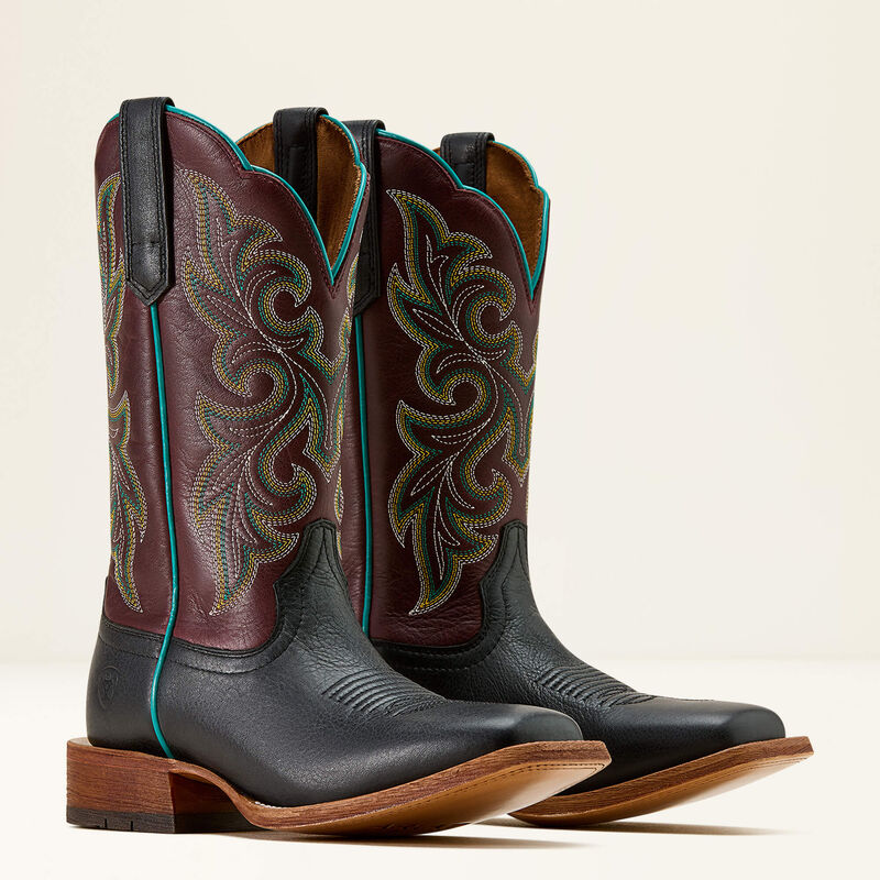 Load image into Gallery viewer, Ariat 12" Country Lane Wide Square Toe Boot - Basic Black
