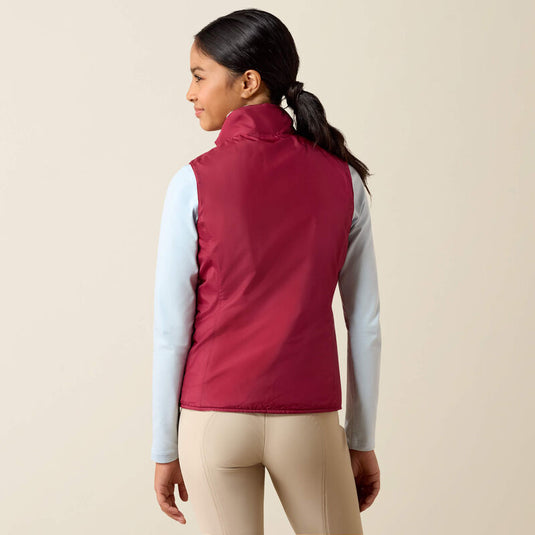 Ariat Girls Bella Reversible Insulated Vest - Vanilla Ice Horsin' Around