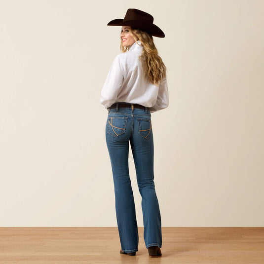 Ariat Womens Perfect Rise Maggie Boot Cut Denim Jean - Redonda