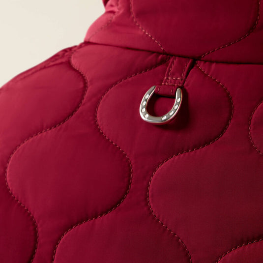 Ariat Womens Ashley Vest - Beet Red