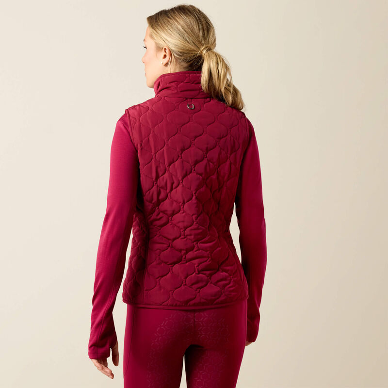 Load image into Gallery viewer, Ariat Womens Ashley Vest - Beet Red
