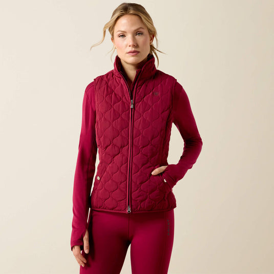 Ariat Womens Ashley Vest - Beet Red