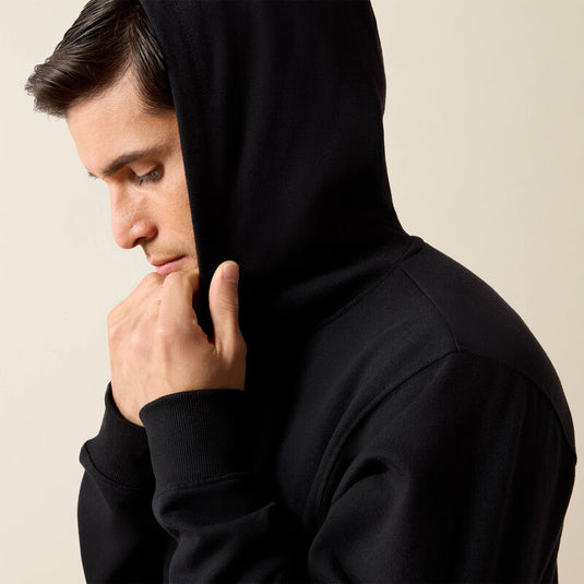 Ariat Mens Martine Hoodie Sweater - Black