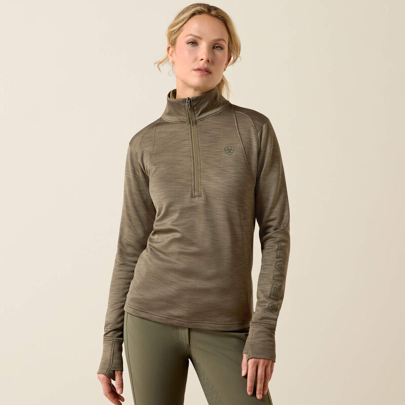 Load image into Gallery viewer, Ariat Womens Team EQ 1/2 Zip Pullover - Kalamata
