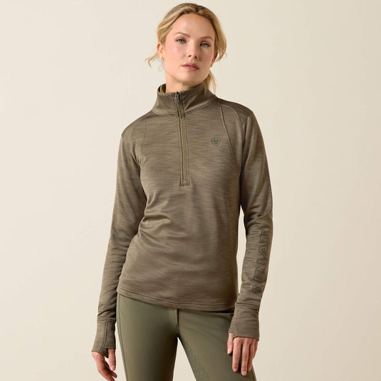Ariat Womens Team EQ 1/2 Zip Pullover - Kalamata
