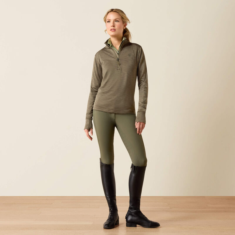 Load image into Gallery viewer, Ariat Womens Team EQ 1/2 Zip Pullover - Kalamata
