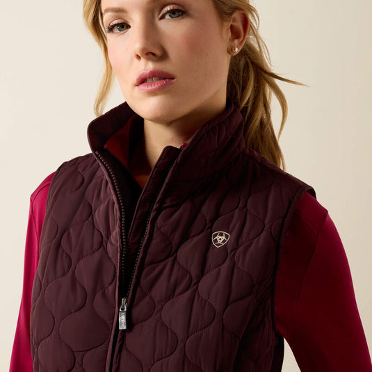 Ariat Womens Ashley Vest - Chocolate Plum