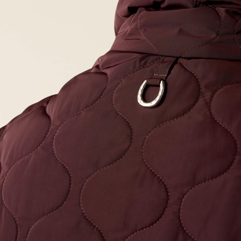 Load image into Gallery viewer, Ariat Womens Ashley Vest - Chocolate Plum
