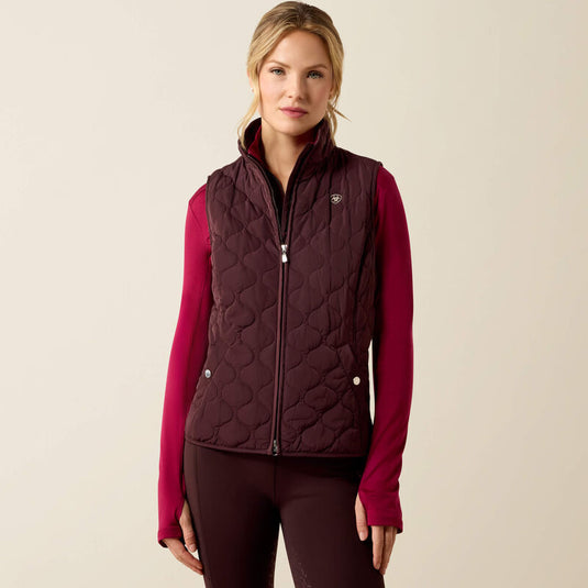 Ariat Womens Ashley Vest - Chocolate Plum