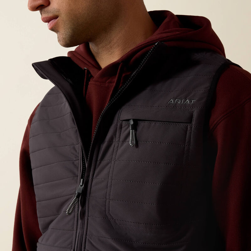 Load image into Gallery viewer, Ariat Mens Wylie Vest - Obsidian
