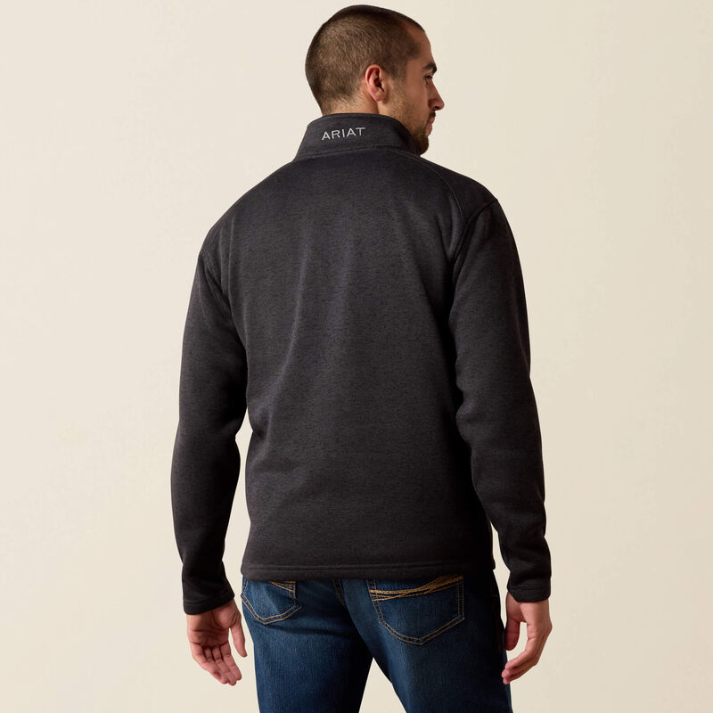Load image into Gallery viewer, Ariat Mens Caldwell 1/4 Zip Sweater - Midnight Navy
