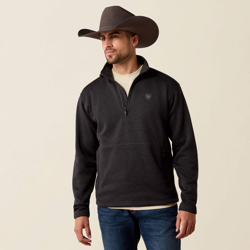 Load image into Gallery viewer, Ariat Mens Caldwell 1/4 Zip Sweater - Midnight Navy
