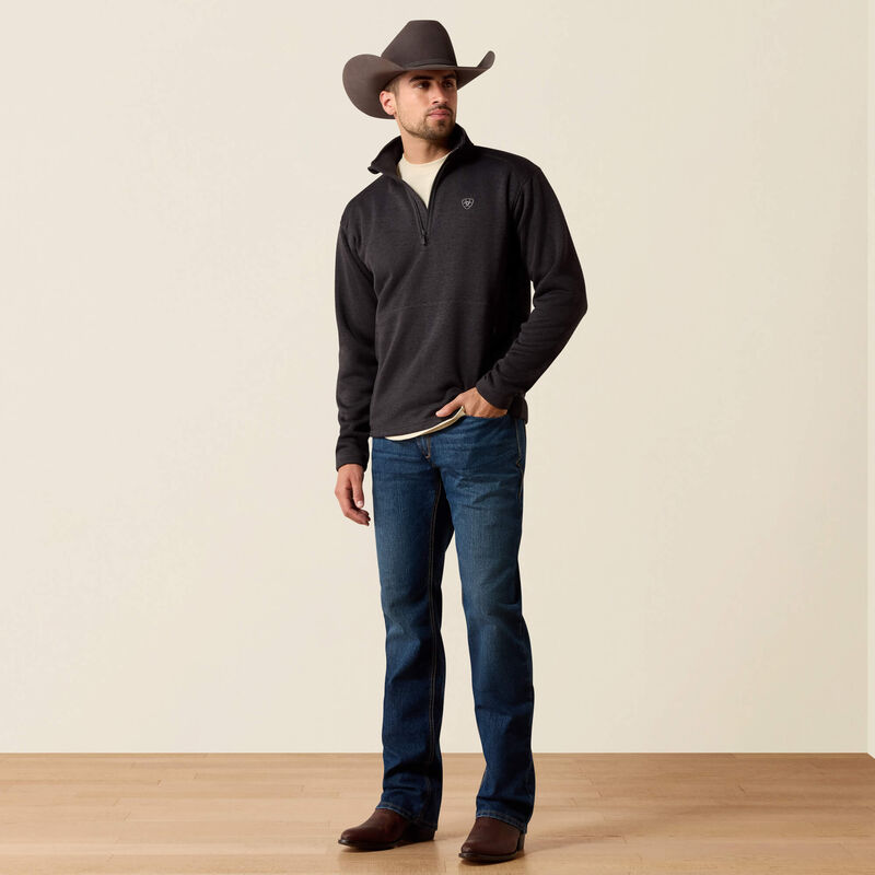Load image into Gallery viewer, Ariat Mens Caldwell 1/4 Zip Sweater - Midnight Navy
