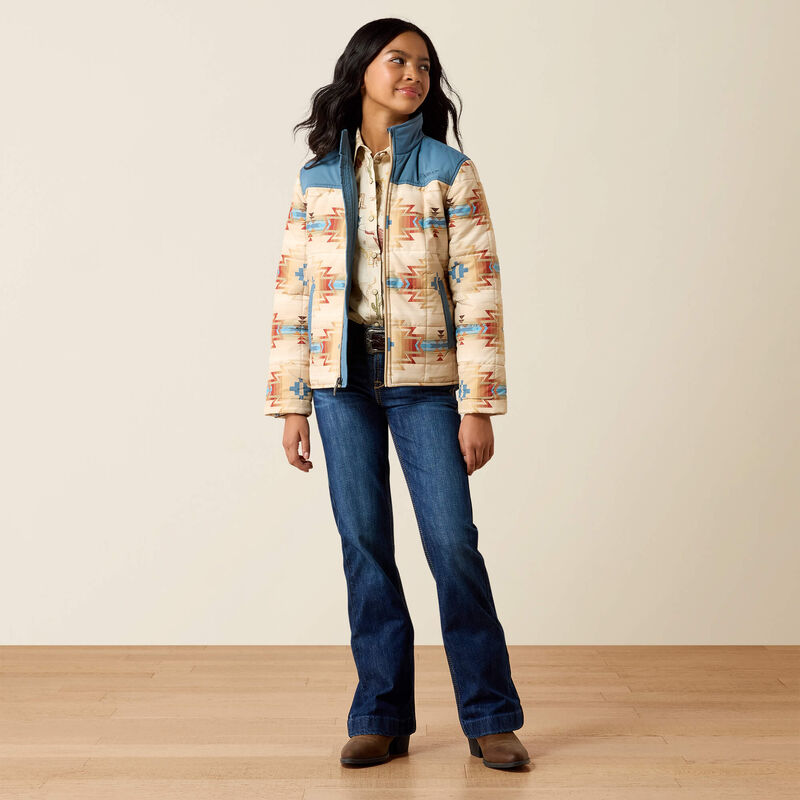 Load image into Gallery viewer, Ariat Girls Cruis Jacket - Sonoma Southwest Print
