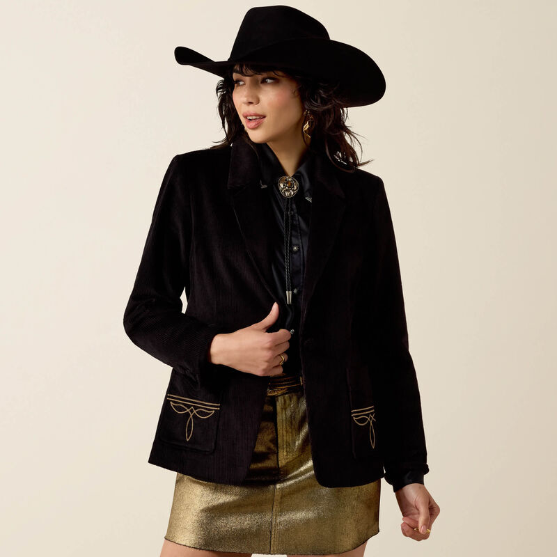 Load image into Gallery viewer, Ariat Womens Charles Blazer - Black
