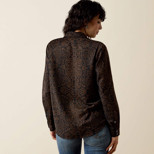 Ariat Womens Homestyle Print Shirt - Boot Scootin'