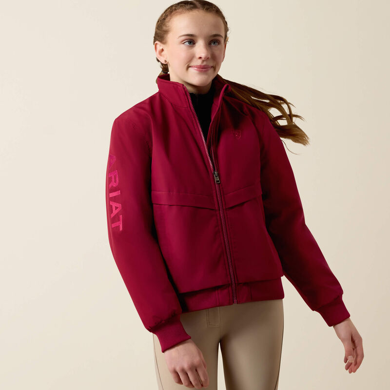 Load image into Gallery viewer, Ariat Girls Stable 2.0 Insulated Jacket - Beet Red
