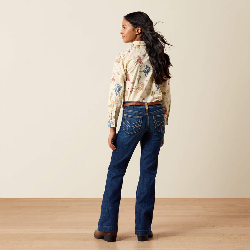 Load image into Gallery viewer, Ariat Girls Laney Trouser Denim Jean - Mina
