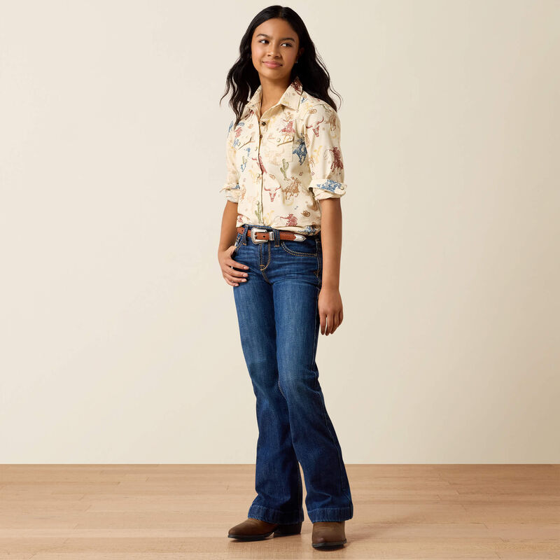 Load image into Gallery viewer, Ariat Girls Laney Trouser Denim Jean - Mina

