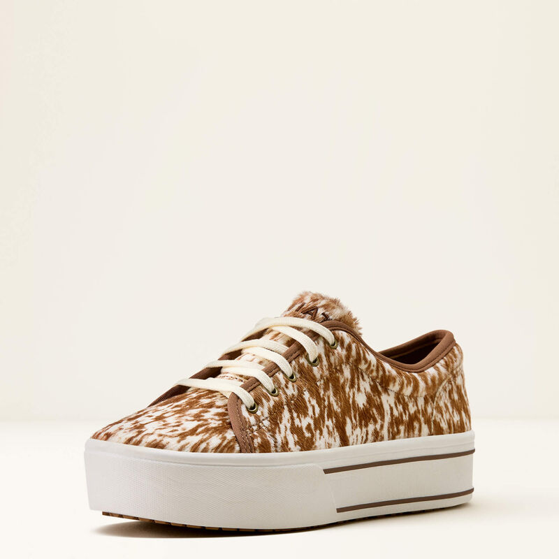 Load image into Gallery viewer, Ariat 3" Skylar Shoe - Speckled Cow Print
