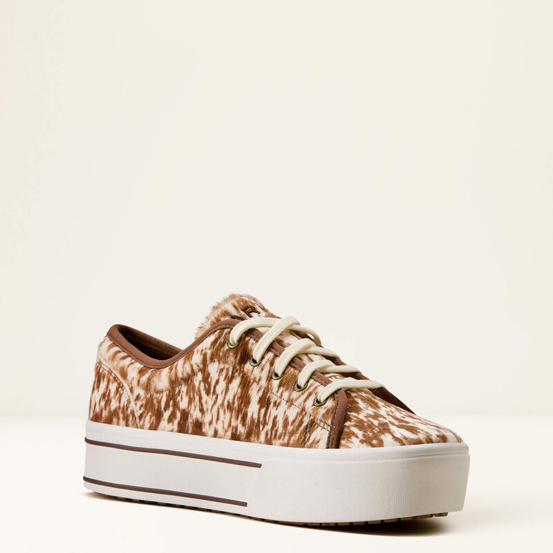 Load image into Gallery viewer, Ariat 3" Skylar Shoe - Speckled Cow Print
