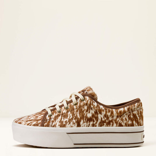 Ariat 3" Skylar Shoe - Speckled Cow Print