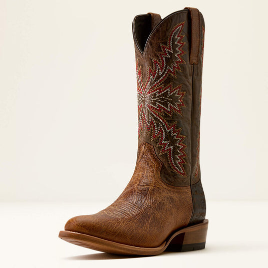 Ariat 13" Kingpin Round Toe Cowboy Boot - Tan Tone | Chocolate Clay