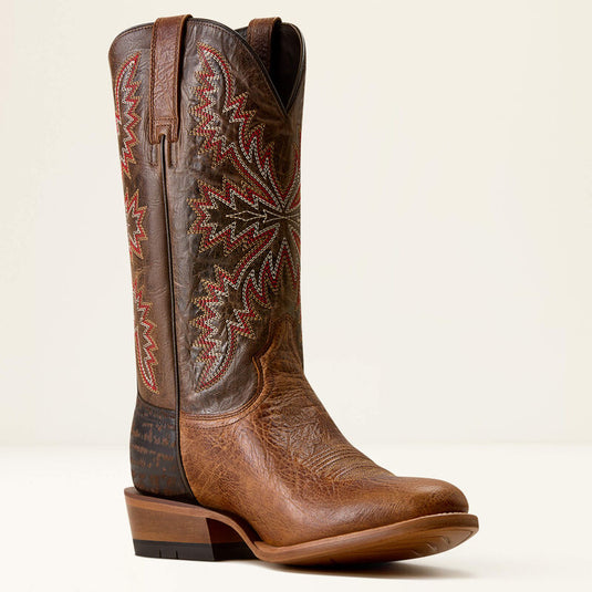 Ariat 13" Kingpin Round Toe Cowboy Boot - Tan Tone | Chocolate Clay