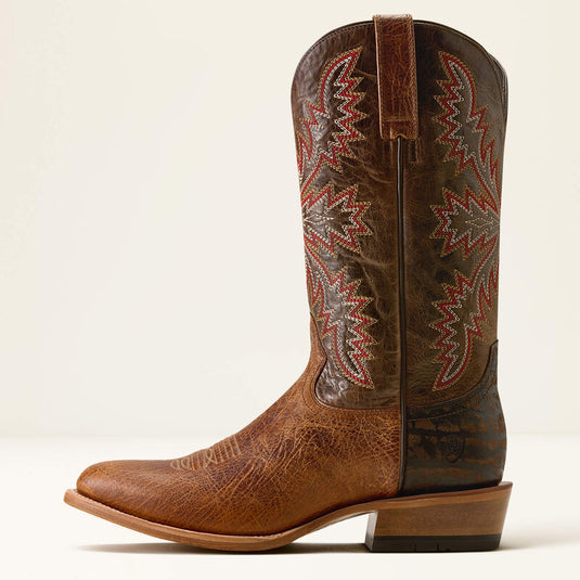 Ariat 13" Kingpin Round Toe Cowboy Boot - Tan Tone | Chocolate Clay