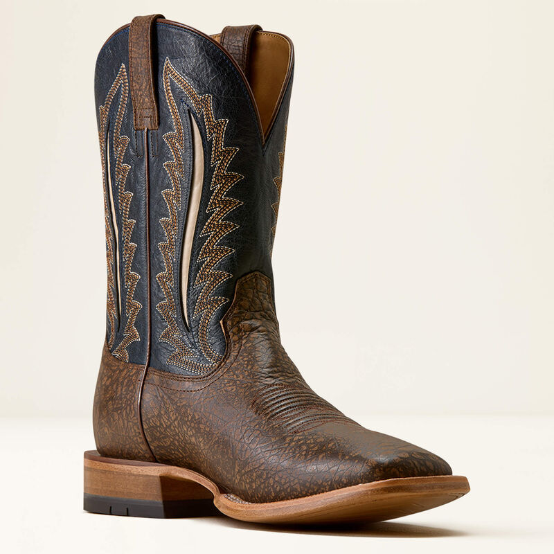 Load image into Gallery viewer, Ariat 11" Gage Wide Square Toe Boot - Harvest Brown | Stellar Blue
