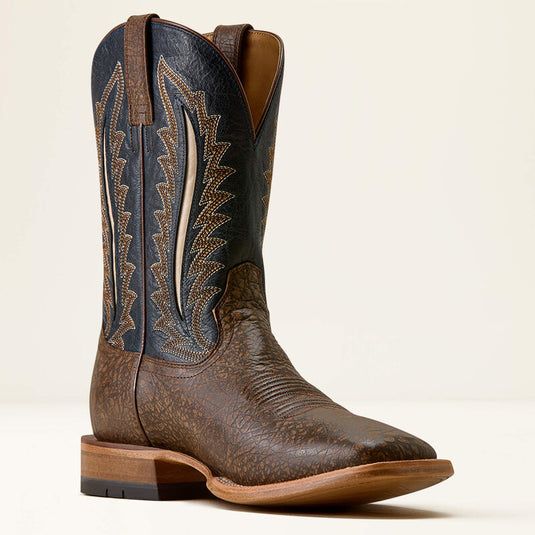 Ariat 11" Gage Wide Square Toe Boot - Harvest Brown | Stellar Blue
