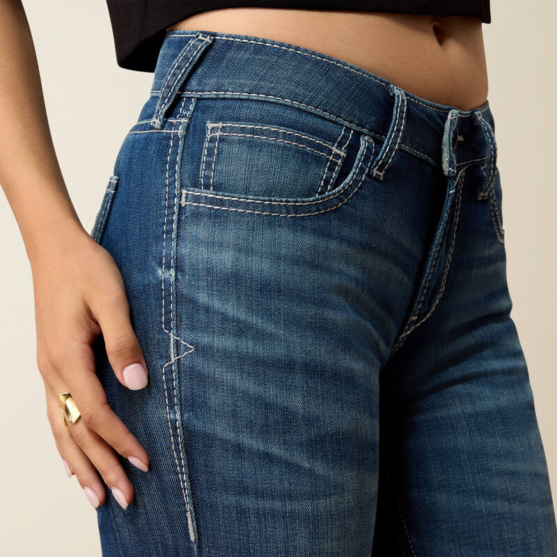 Load image into Gallery viewer, Ariat Womens Perfect Rise Davina Slim Trouser Denim Jean - Irvin
