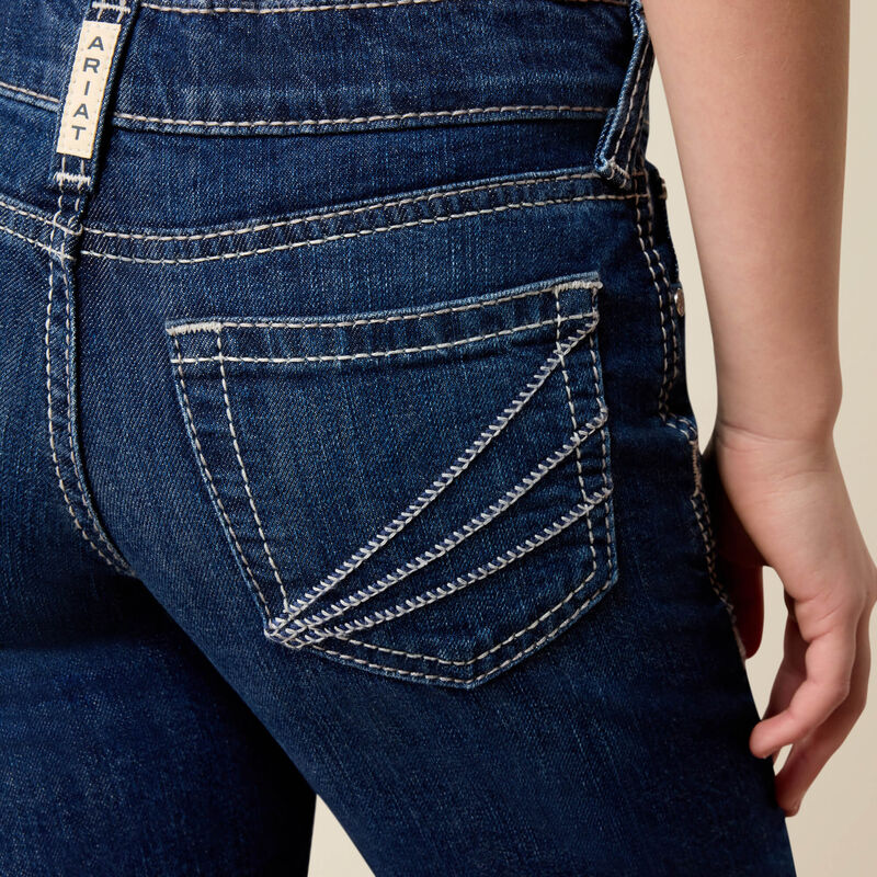 Load image into Gallery viewer, Ariat Girls Aisha Trouser Denim Jean - Mina
