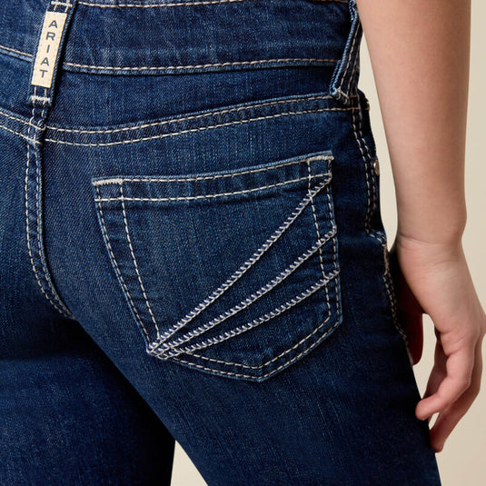 Ariat Girls Aisha Trouser Denim Jean - Mina