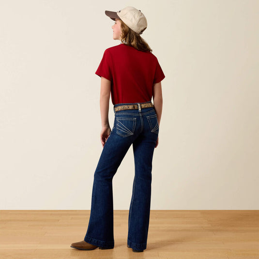 Ariat Girls Aisha Trouser Denim Jean - Mina