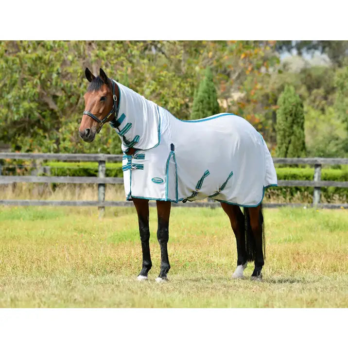 Load image into Gallery viewer, Weatherbeeta ComFiTec Zephyr Plus Mesh Combo Neck Fly Sheet
