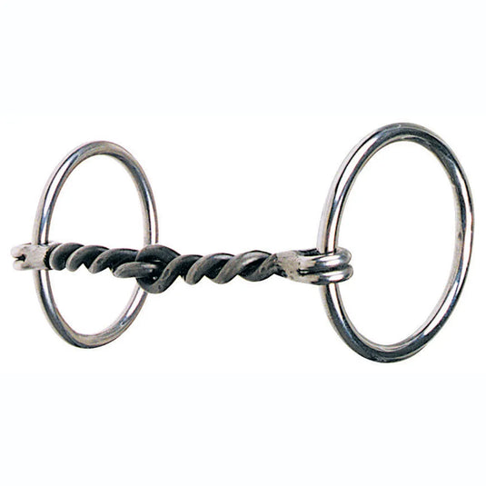 Reinsman Medium Loose Ring Twisted Sweet Iron Snaffle Bit