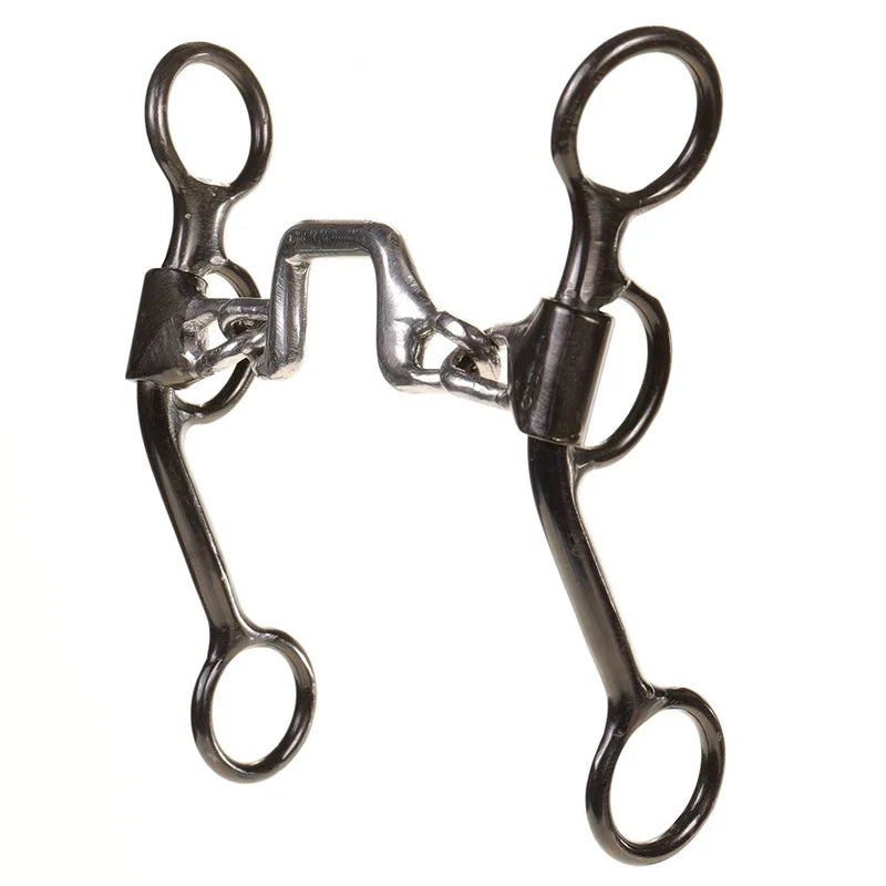 Load image into Gallery viewer, Dutton Swept Back Short Shank Square Ported Chain Bit
