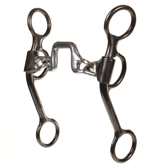 Dutton Swept Back Short Shank Square Ported Chain Bit