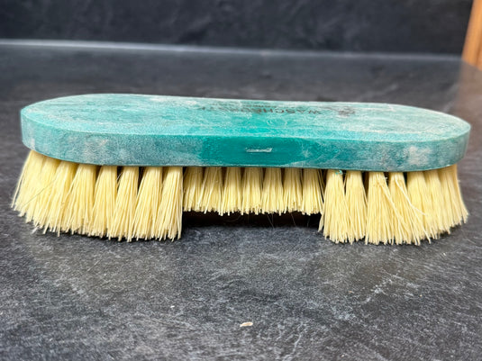 Used Stiff Bristle Grooming Brush - Natural