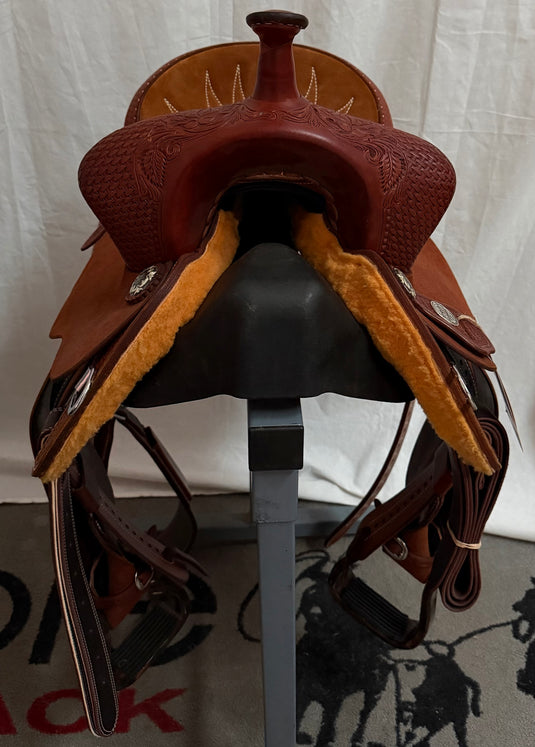 Martin Saddlery FX3 1/2 Combo Barrel Saddle - 14.5”