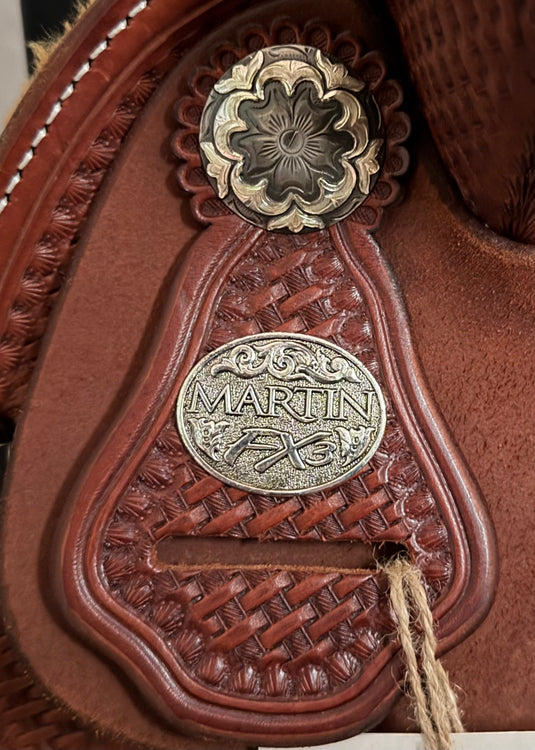 Martin Saddlery FX3 1/2 Combo Barrel Saddle - 14.5”