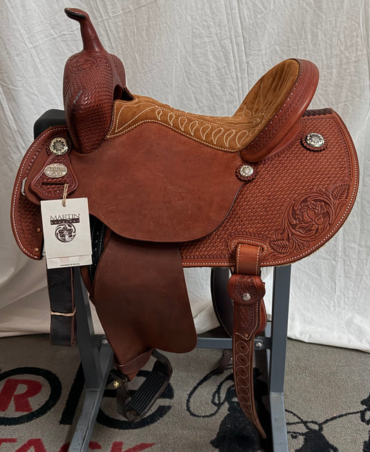 Martin Saddlery FX3 1/2 Combo Barrel Saddle - 14.5”